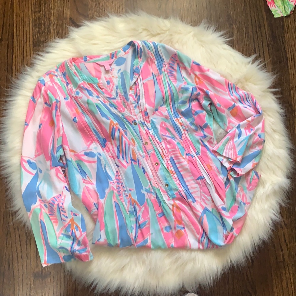 {Lilly Pulitzer} Shirt Dress